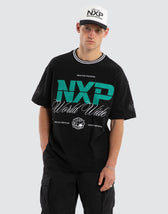 Fame Raptor Loopback Tee Anthracite Black