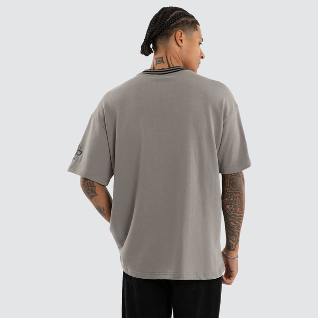 Fame Loopback Raptor Tee Frost Grey
