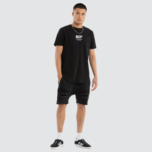 Synergy Dual Curved Tee Jet Black