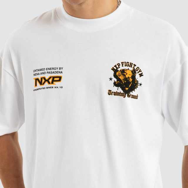 Beast Mode Raptor Tee Optical White