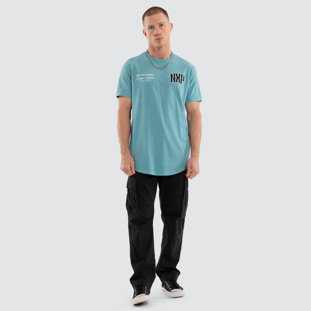 Circuit Dual Curved Tee Pigment Cameo