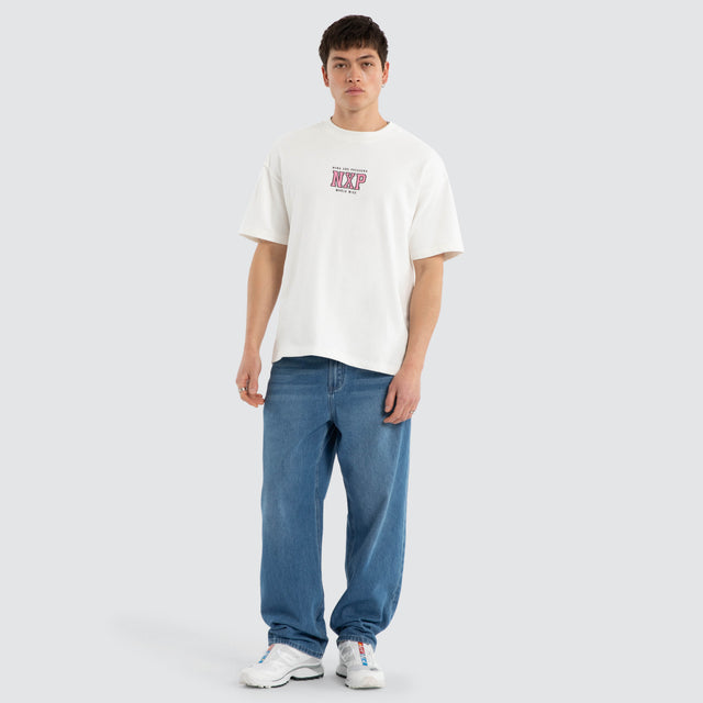 North Loopback Raptor Tee Natural White