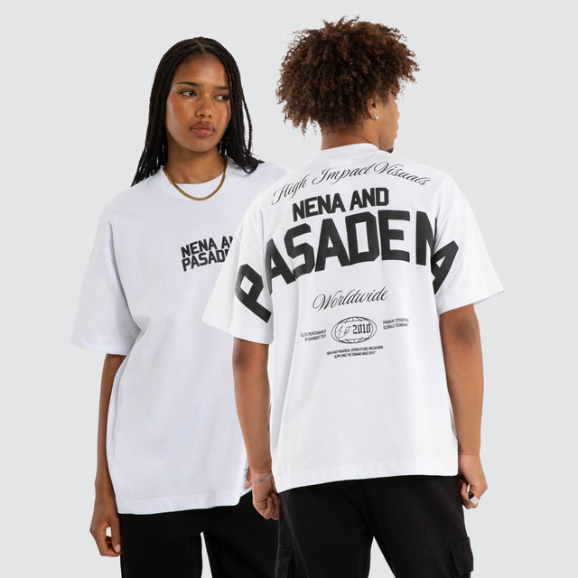 Performance Raptor Tee Optical White