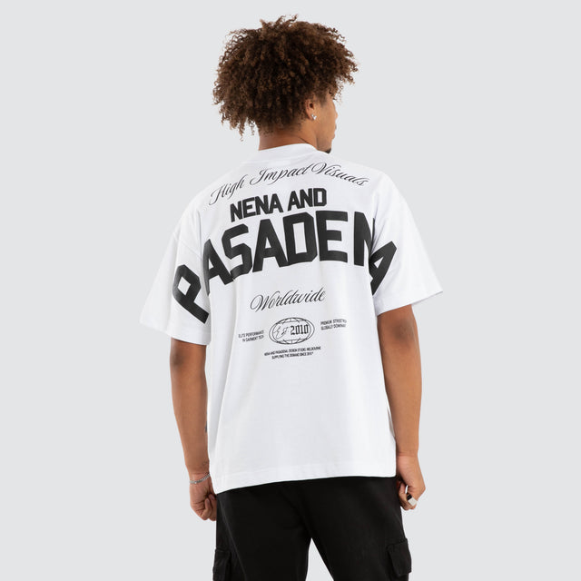 Performance Raptor Tee Optical White