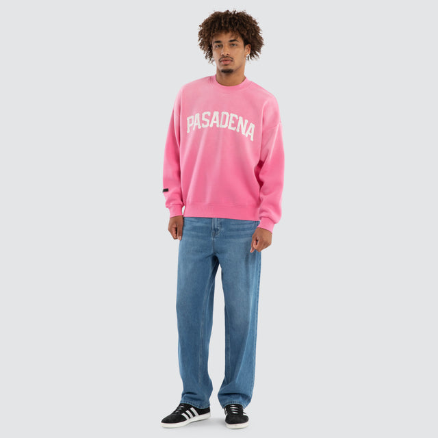 Halo Box Fit Sweater Sunbleached Sachet Pink