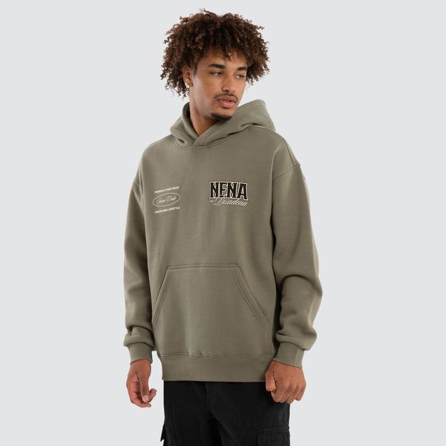 Titan Relaxed Fit Hoodie Khaki