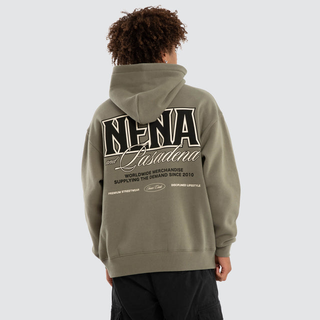 Titan Relaxed Fit Hoodie Khaki