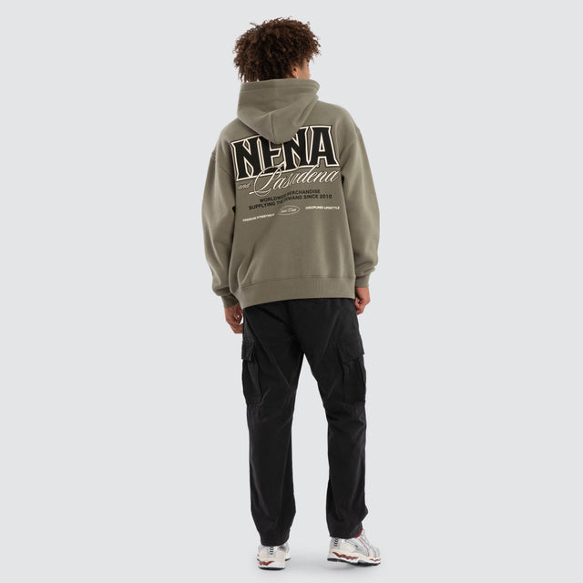 Titan Relaxed Fit Hoodie Khaki