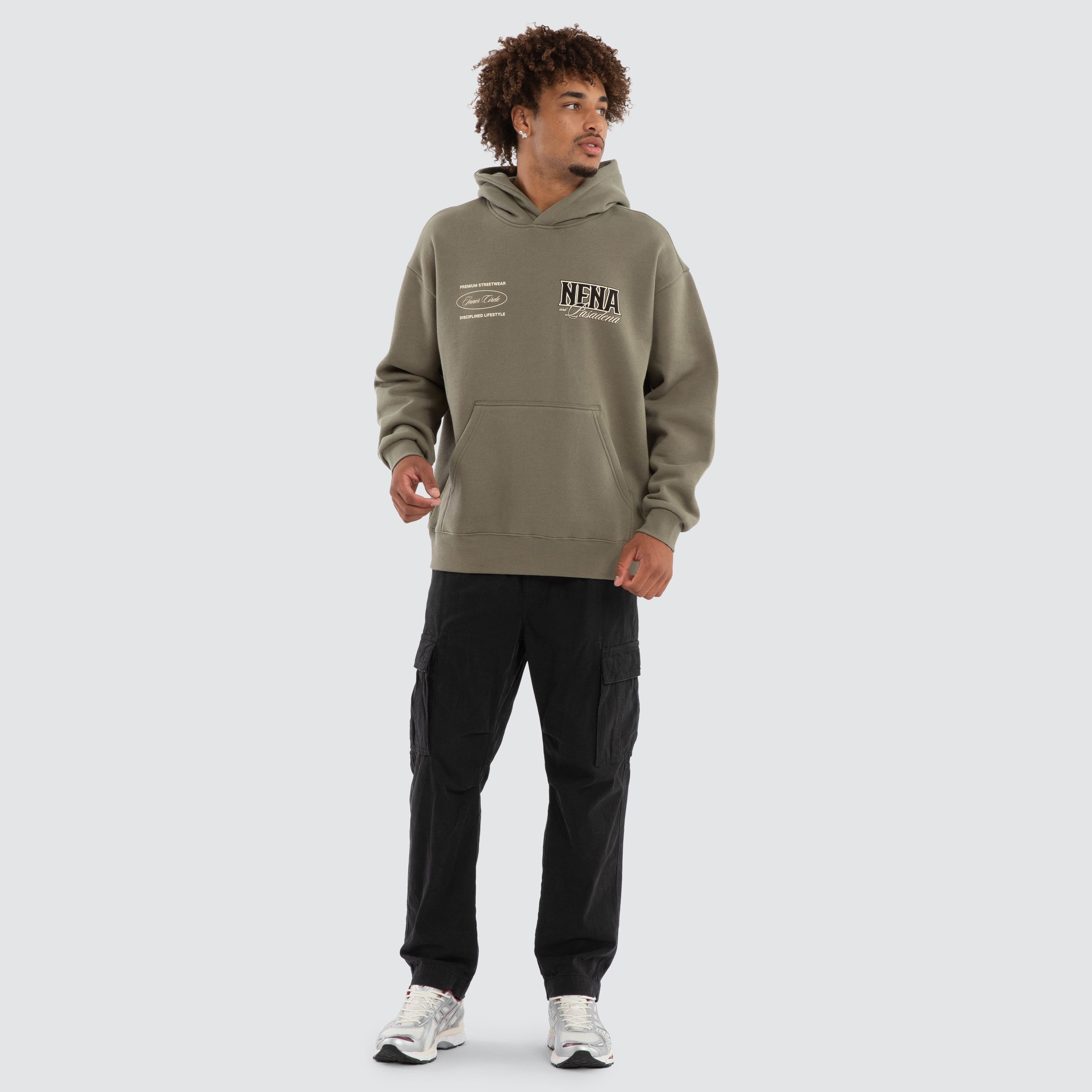 NXP Titan Relaxed Fit Hoodie in Green | Neverland Store