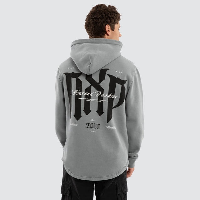Draelith Dual Curved Hoodie Pigment Ultimate Grey