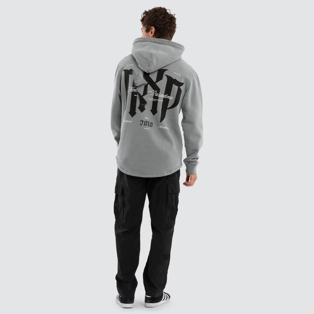 Draelith Dual Curved Hoodie Pigment Ultimate Grey