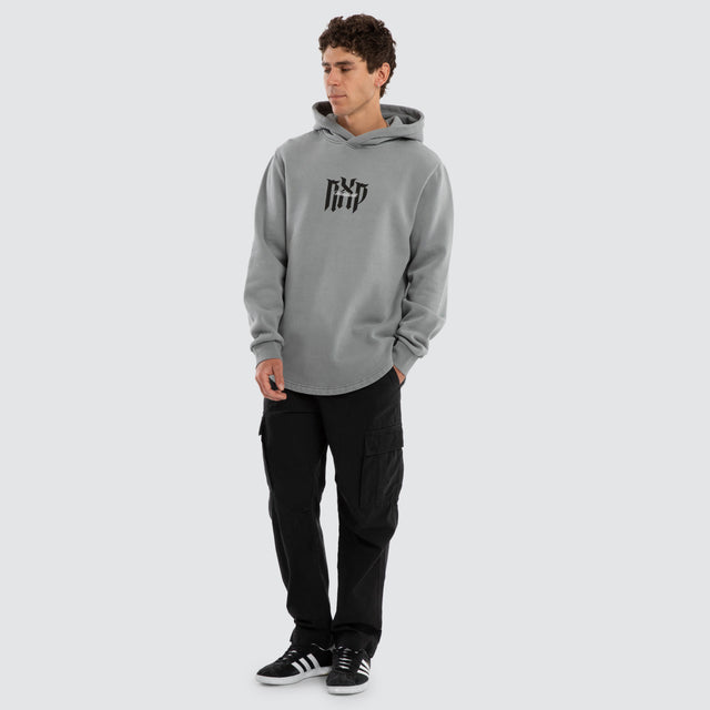 Draelith Dual Curved Hoodie Pigment Ultimate Grey