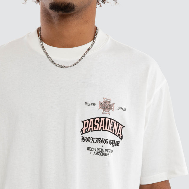 Albus Box Fit Tee Natural White