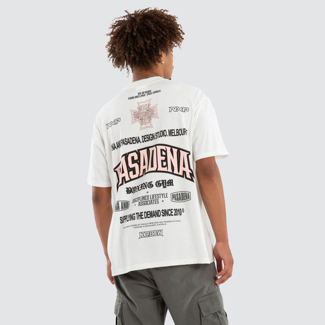 Albus Box Fit Tee Natural White