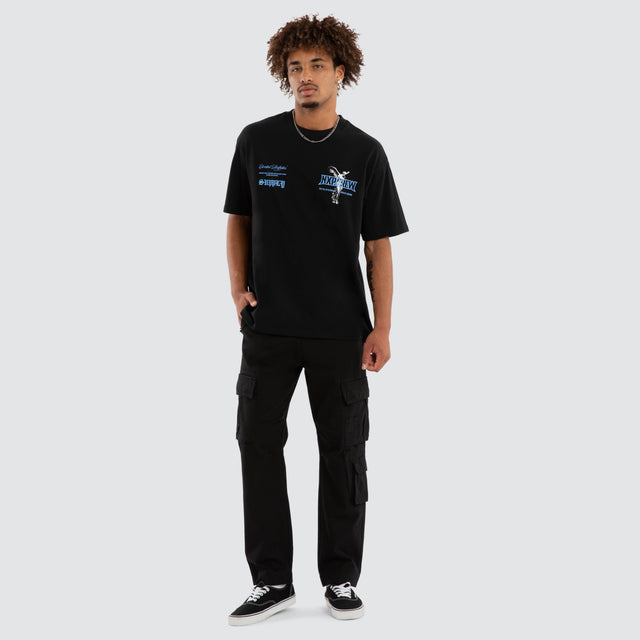 Azrael Box Fit Tee Anthracite Black