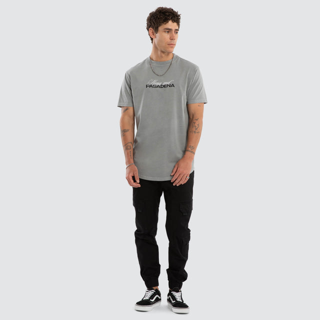 Smoulder Dual Curved Tee Pigment Neutral Grey