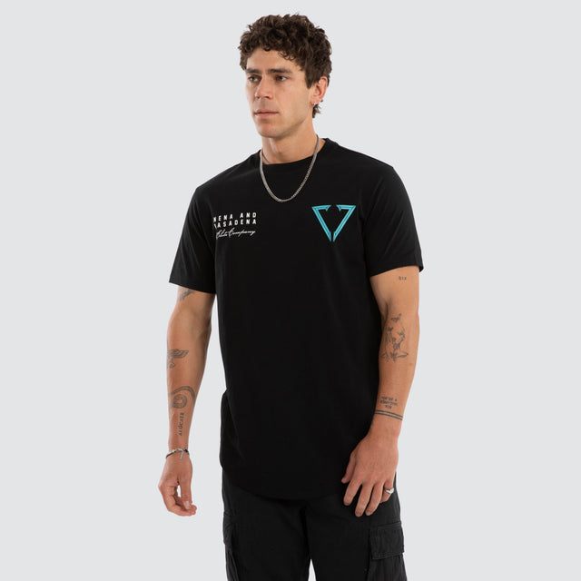 Eidolon Dual Curved Tee Jet Black