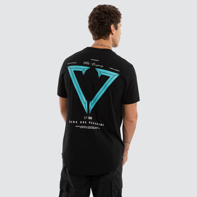 Eidolon Dual Curved Tee Jet Black