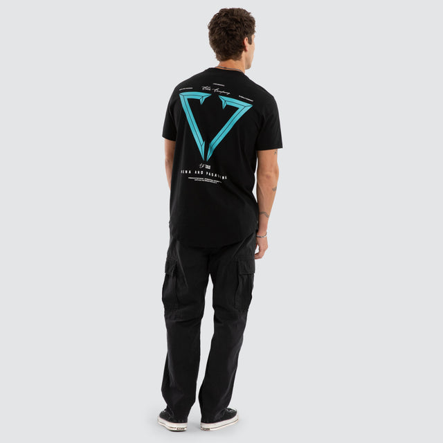 Eidolon Dual Curved Tee Jet Black