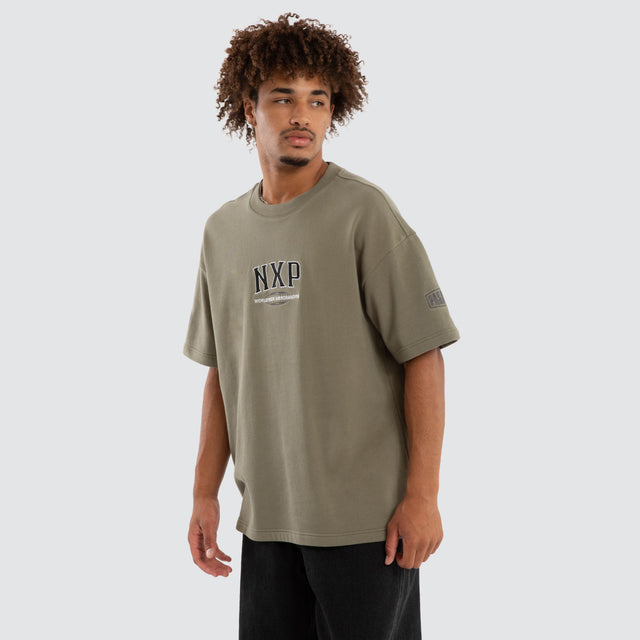 Khaor Loopback Raptor Tee Khaki