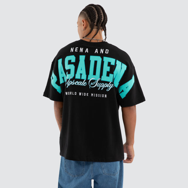 West Loopback Raptor Tee Anthracite Black
