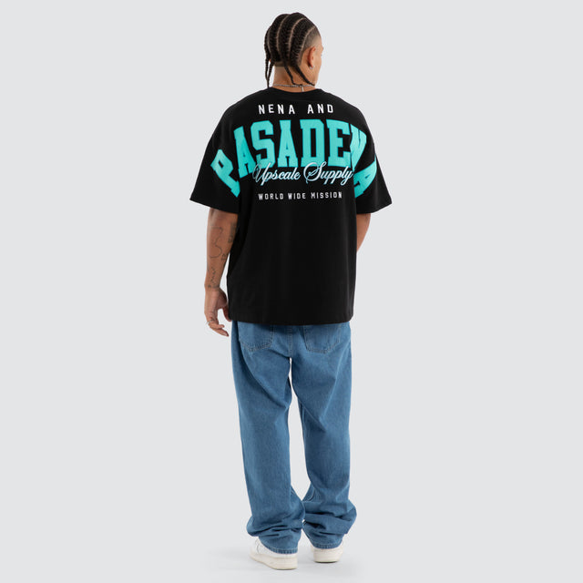 West Loopback Raptor Tee Anthracite Black