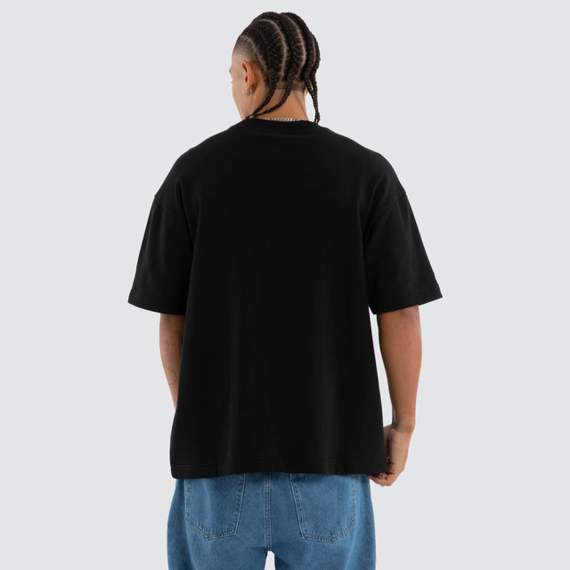 Draekon Loopback Raptor Tee Anthracite Black
