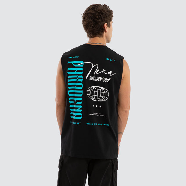 Drifting Relaxed Muscle Jet Black
