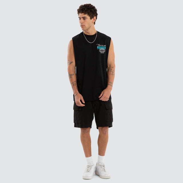 Drifting Relaxed Muscle Jet Black
