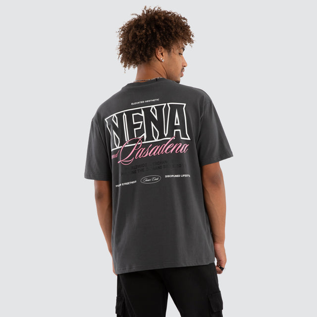 Maurosa Box Fit Tee Asphalt