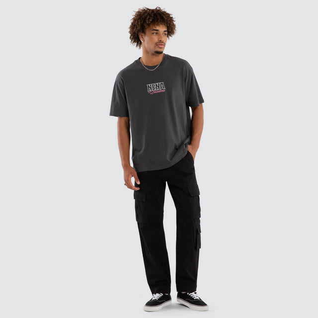 Maurosa Box Fit Tee Asphalt