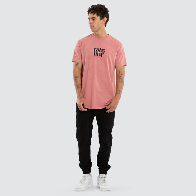 Petralis Dual Curved Tee Pigment Dusty Rose