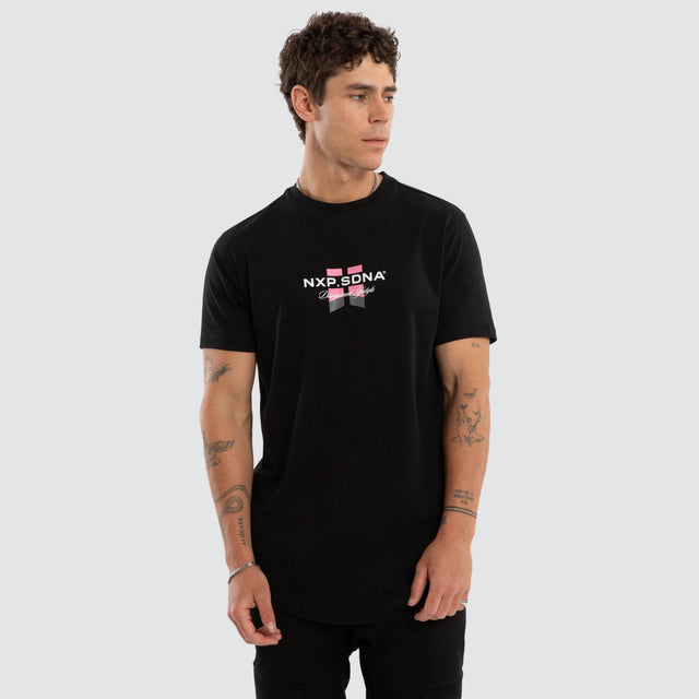 Lysis Dual Curved Tee Jet Black