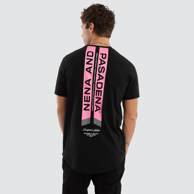 Lysis Dual Curved Tee Jet Black