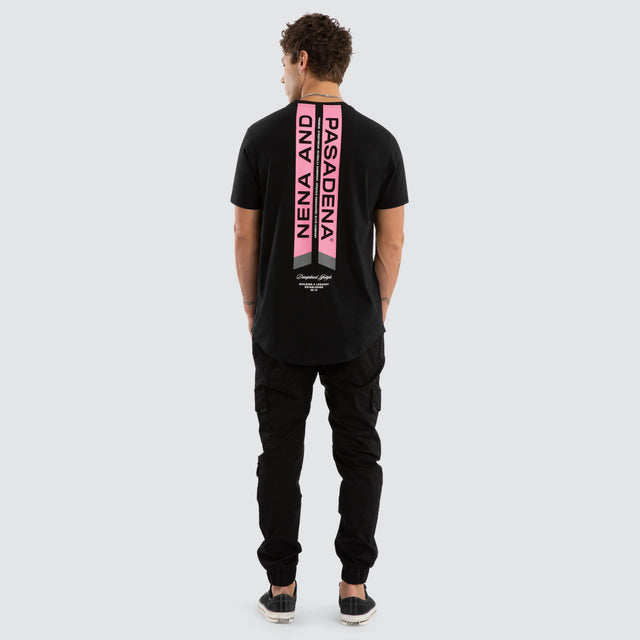 Lysis Dual Curved Tee Jet Black