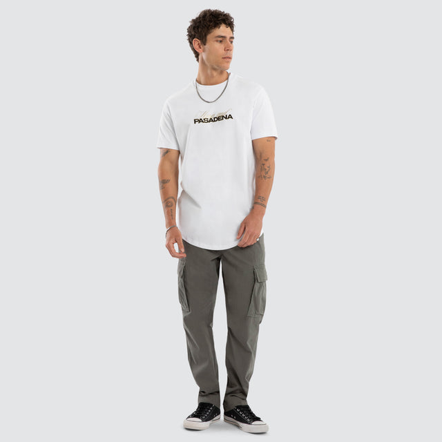 Zenovar Dual Curved Tee Optical White