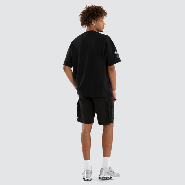 Ashlon Loopback Raptor Tee Anthracite Black