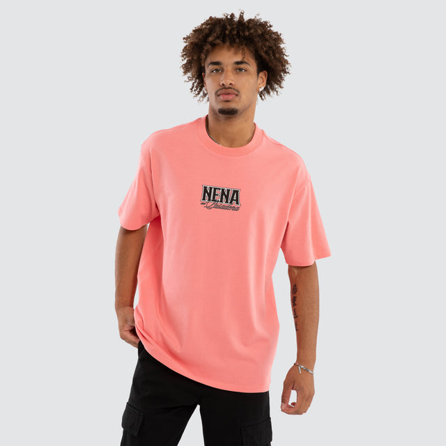 Fuchsia Box Fit Tee Salmon Rose