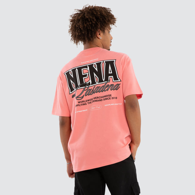 Fuchsia Box Fit Tee Salmon Rose