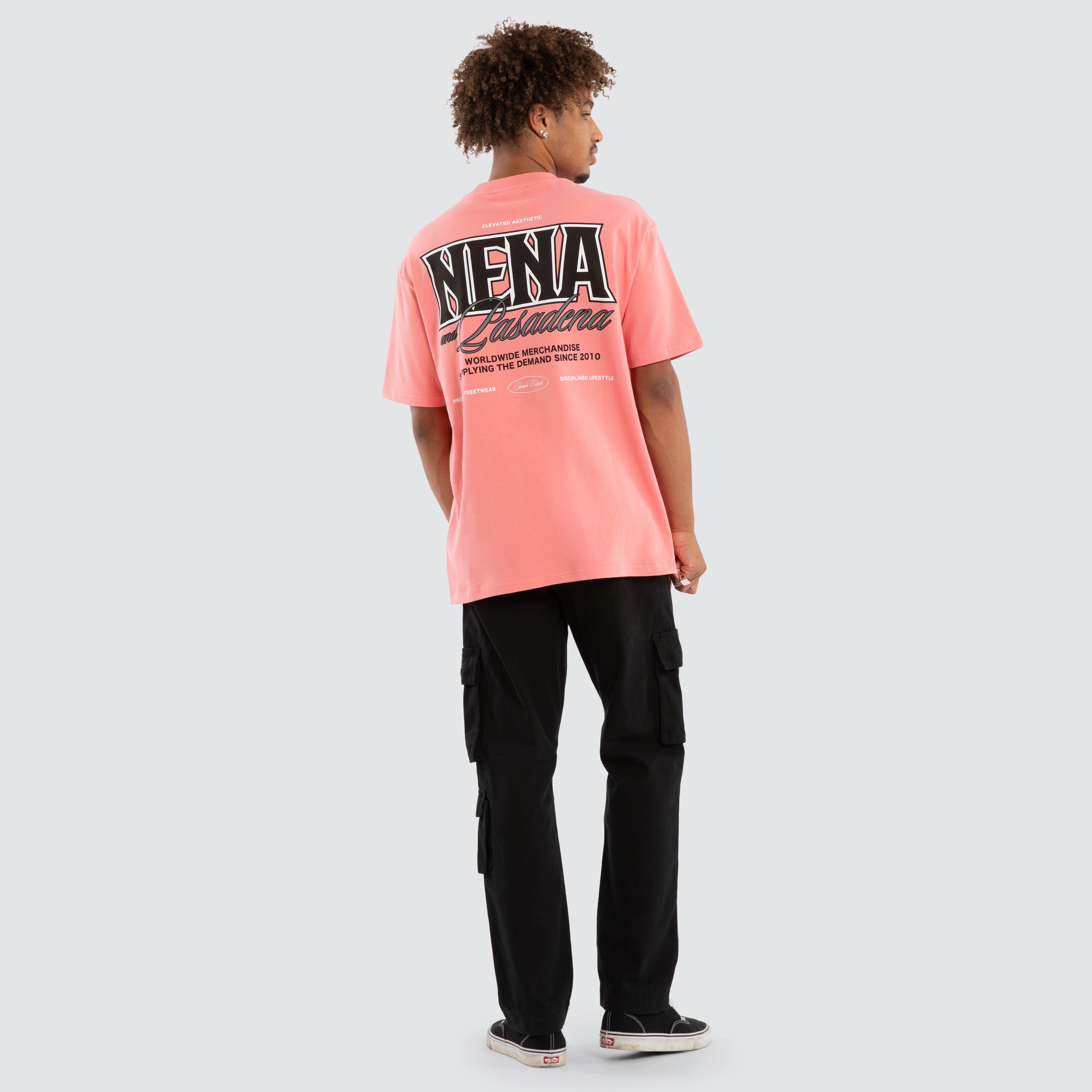 新品未使用【nagonstans】wide flare shirt ピンク NXP Fuchsia Box Fit Tee in Pink | Neverland Store