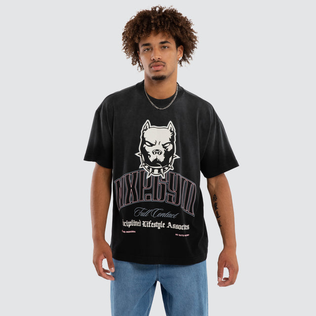 Dravenix Raptor Tee Sunbleached Anthracite Black