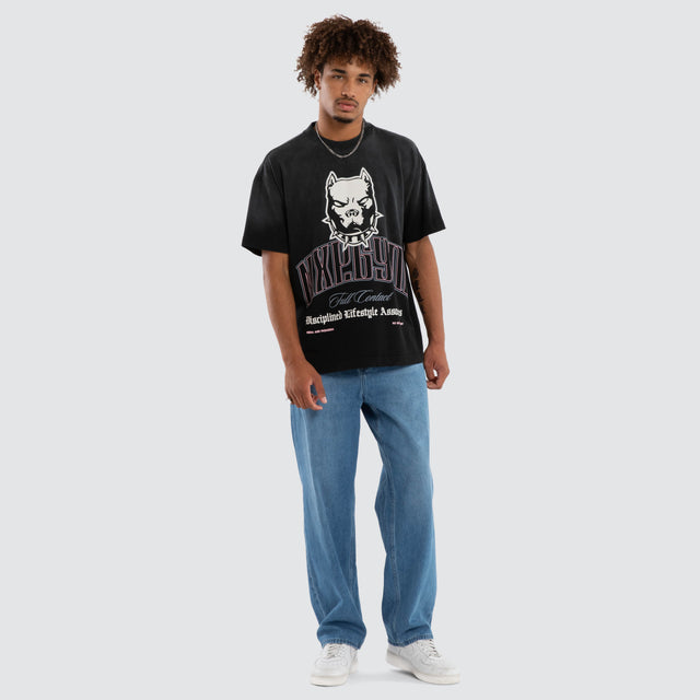 Dravenix Raptor Tee Sunbleached Anthracite Black