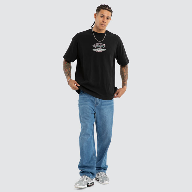 Rhythm Raptor Tee Anthracite Black