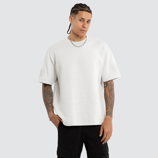 Drago Loopback Raptor Tee Glacier Grey