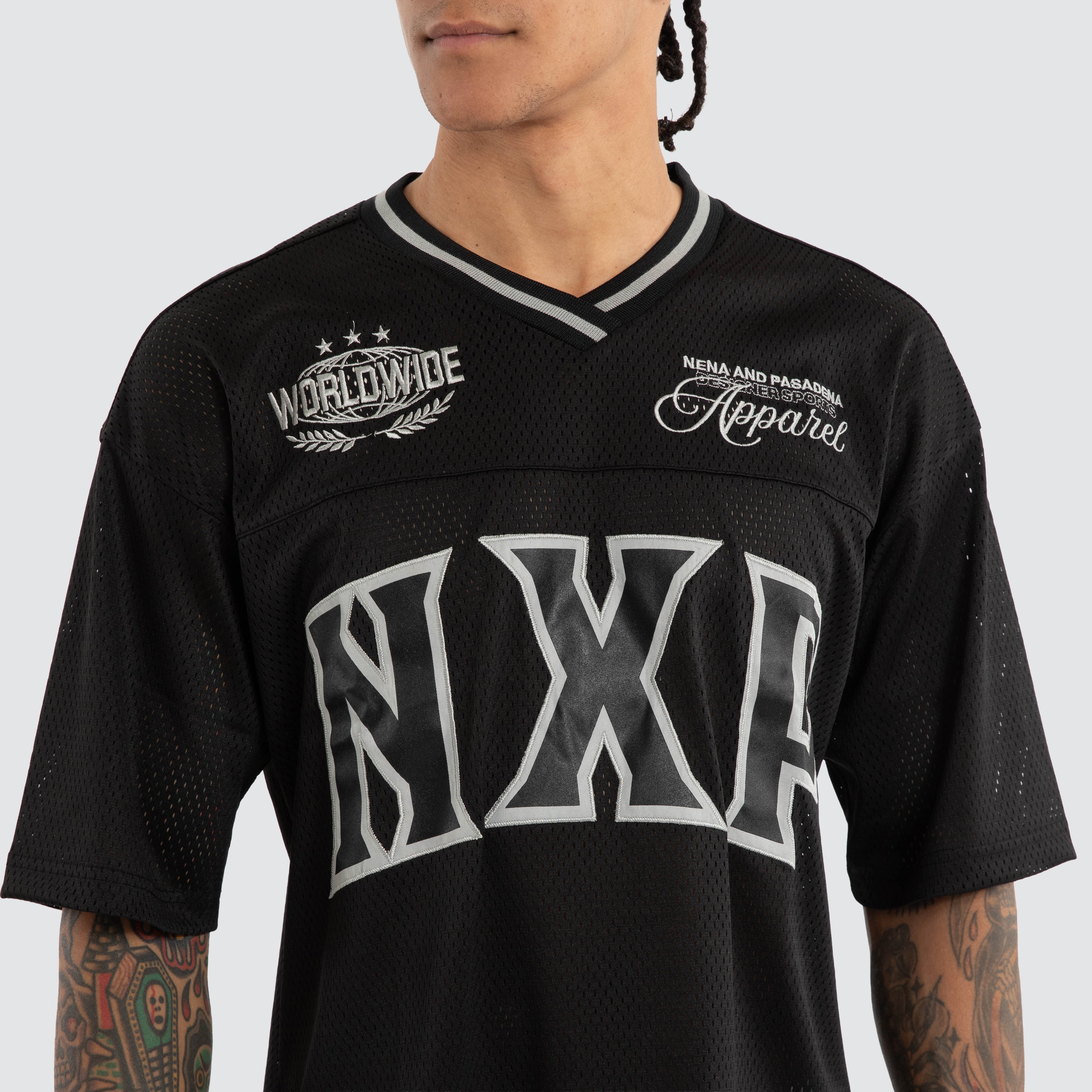NXP Jacob Football Jersey in Black | Neverland Store
