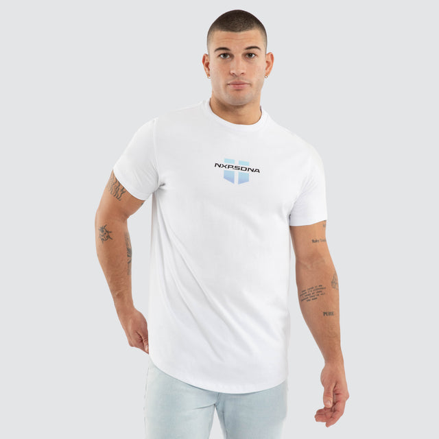 Palecrest Dual Curve Tee Optical White