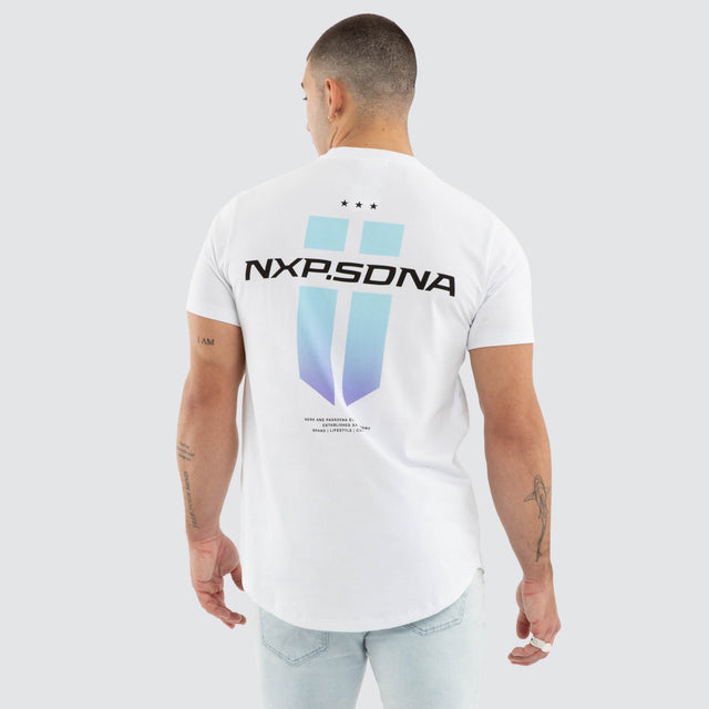 Palecrest Dual Curve Tee Optical White