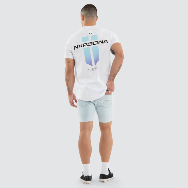 Palecrest Dual Curve Tee Optical White