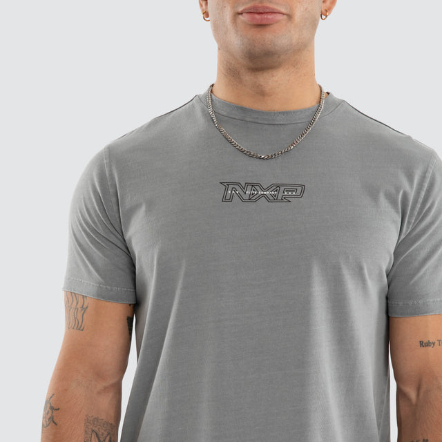 Slateborn Dual Curve Tee Pigment Wild Dove