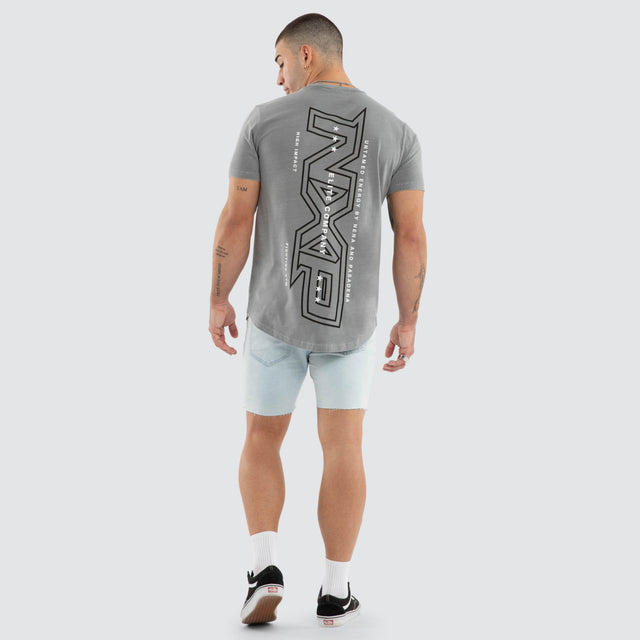 Slateborn Dual Curve Tee Pigment Wild Dove